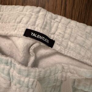 Talentless White Sweatpants